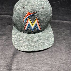 Miami Marlins New Era Snapback Hat